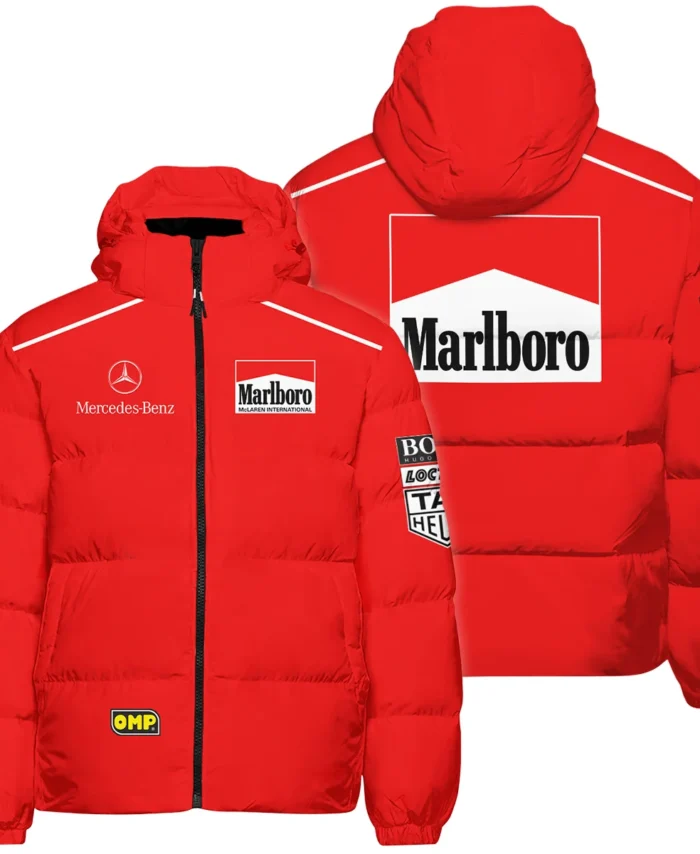 1995 Mika Hakkinen Racing Suit McLaren F1 Down & Puffer Jackets BLVAMH271025A3HCJ