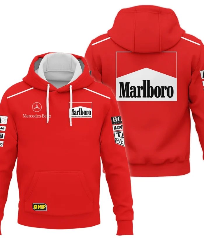 1995 Mika Hakkinen Racing Suit McLaren F1 Hoodie BLVAMH271025A3HD