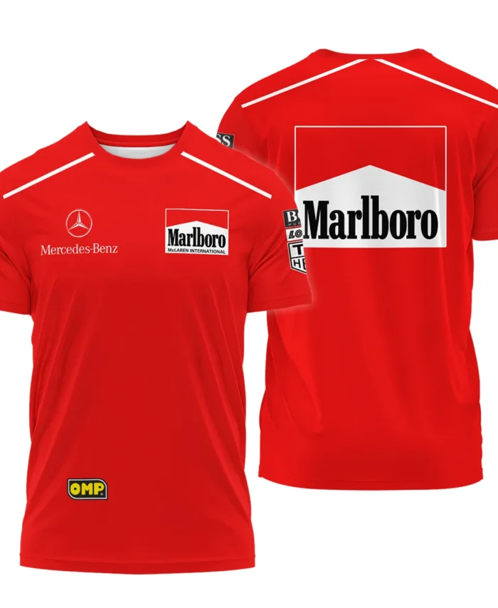 1995 Mika Hakkinen Racing Suit McLaren F1 T-Shirt BLVAMH271025A3TS