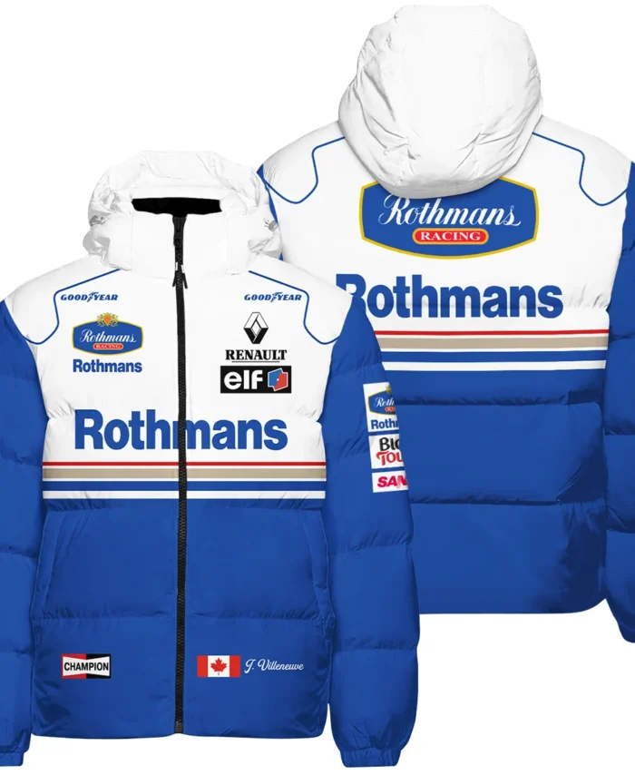 1996 Jacques Villeneuve Racing Suit Williams F1 Down & Puffer Jackets BLJV10825A1HCJ