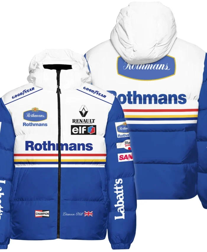 1996 WDC Damon Hill Racing Suit Williams F1 Down & Puffer Jackets BLVADH050925A2HCJ