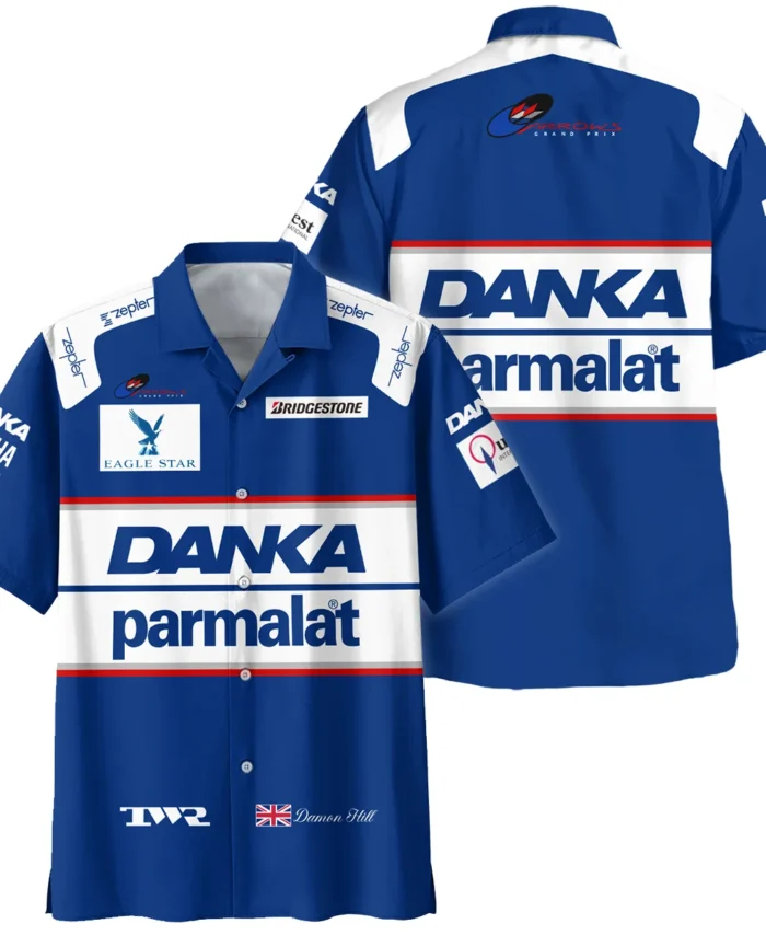 1997 Damon Hill Racing Suit Hawaiian Shirt BLVADH050925A4HW