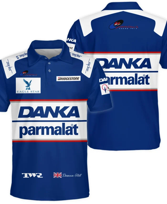 1997 Damon Hill Racing Suit Polo Shirt BLVADH050925A4PL