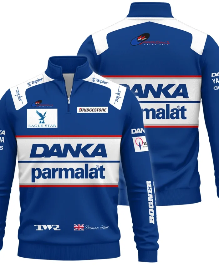 1997 Damon Hill Racing Suit Quarter-Zip Sweatshirt BLVADH050925A4QZS