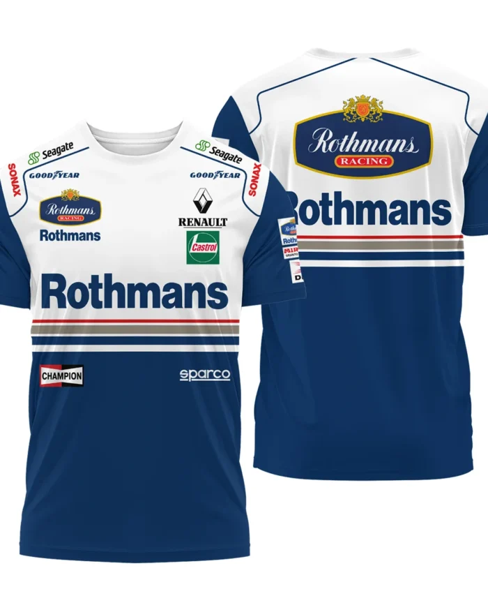 1997 Jacques Villeneuve Racing Suit Williams F1 T-Shirt BLJV10825A2TS