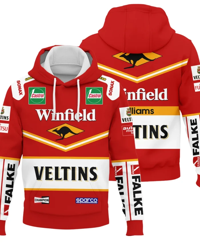 1998 Jacques Villeneuve Racing Suit Williams F1 Hoodie BLJV10825A3HD