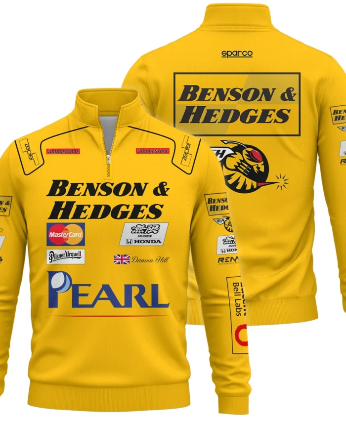 1999 Damon Hill Racing Suit Quarter-Zip Sweatshirt BLVADH050925A3QZS