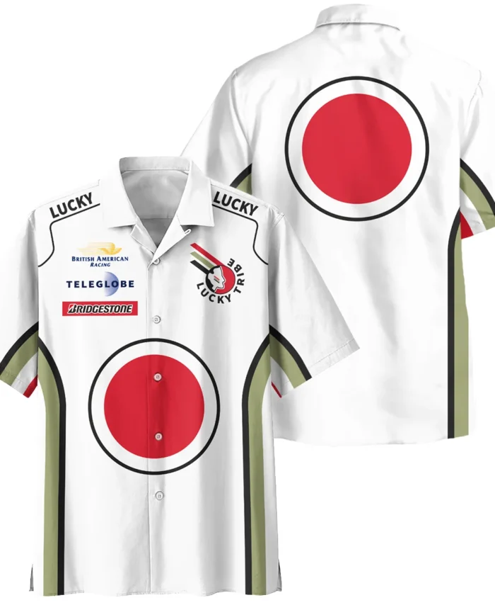 1999 Jacques Villeneuve Racing Suit F1 Hawaiian Shirt BLJV10825A4HW