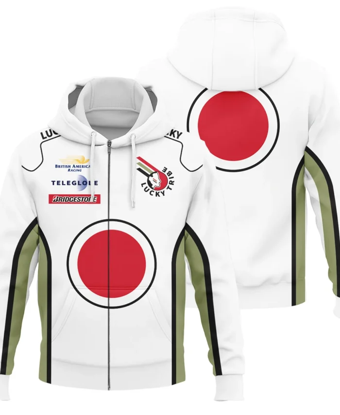 1999 Jacques Villeneuve Racing Suit F1 Zipper Hoodie BLJV10825A4ZHD