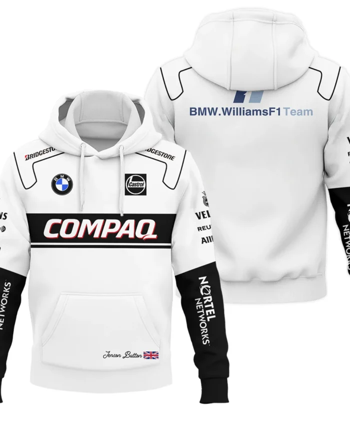 2000 Jenson Button Racing Suit Williams F1 Hoodie BLVAJB010925A1HD