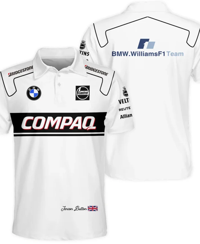 2000 Jenson Button Racing Suit Williams F1 Polo Shirt BLVAJB010925A1PL