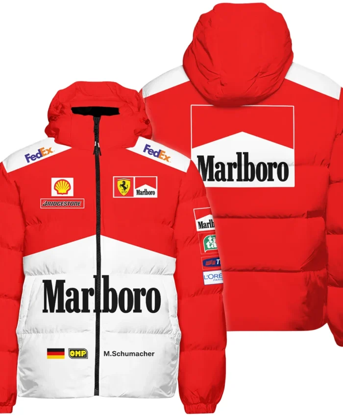 2000 WDC Michael Schumacher Race Suit Ferrari F1 Down & Puffer Jackets BLVAMC020925A8HCJ