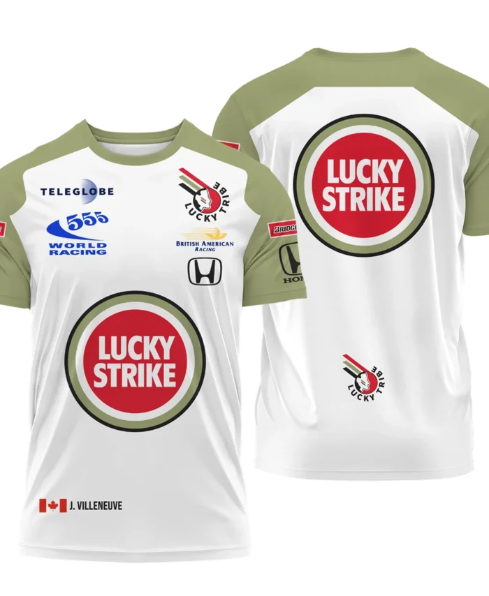 2001 Jacques Villeneuve Racing Suit F1 T-Shirt BLJV10825A5TS