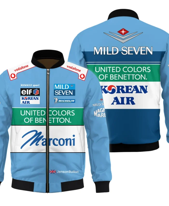 2001 Jenson Button Racing Suit Benetton F1 Bomber BLVAJB010925A2BB