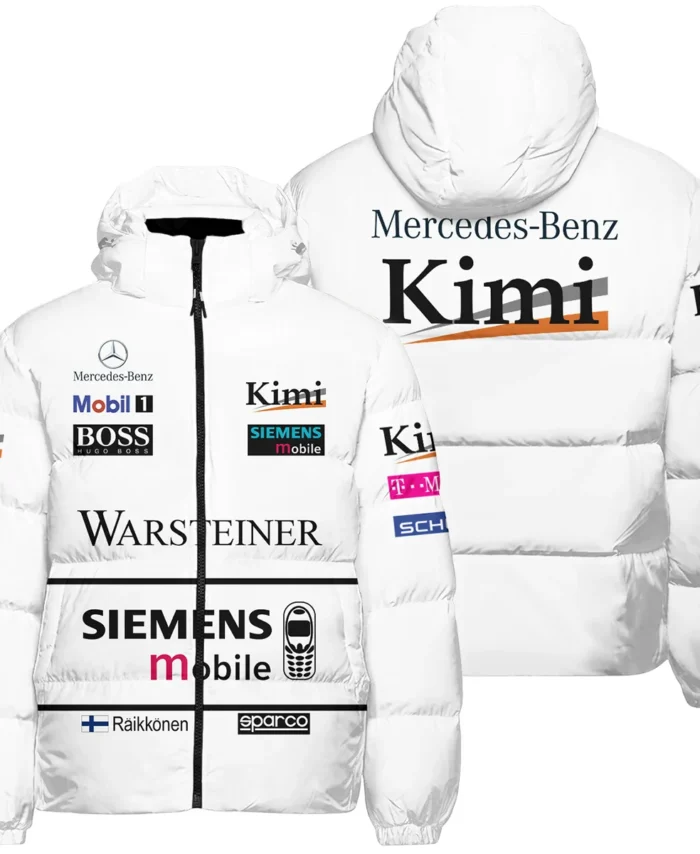 2003 Kimi Raikkonen Racing Suit McLaren F1 Down & Puffer Jackets BLVAKR191125A2HCJ