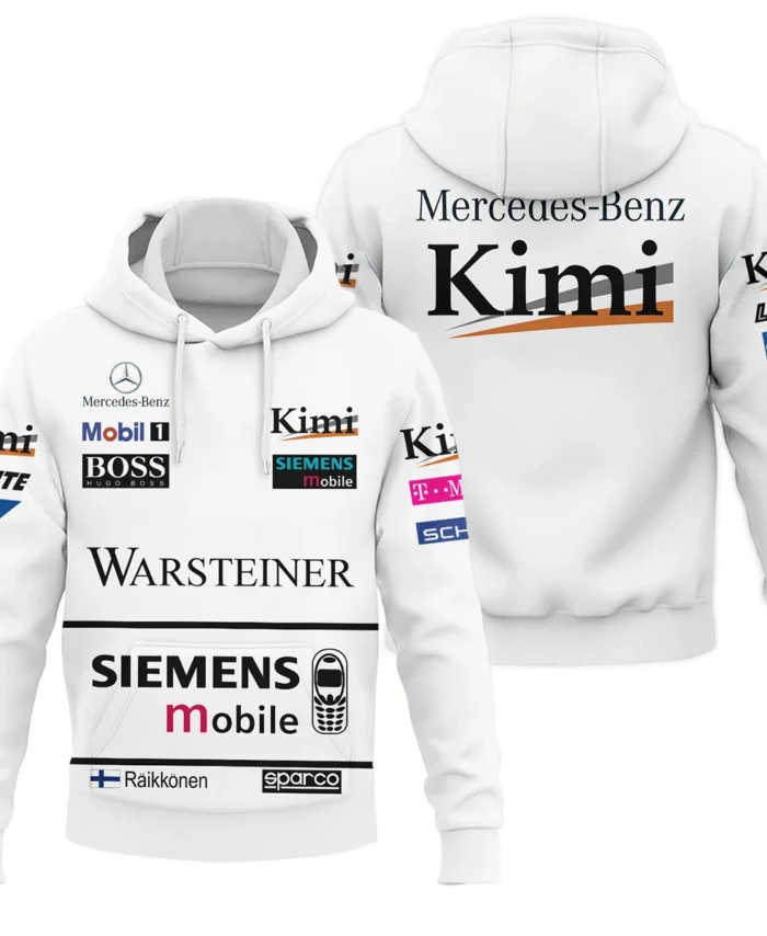 2003 Kimi Raikkonen Racing Suit McLaren F1 Hoodie BLVAKR191125A2HD