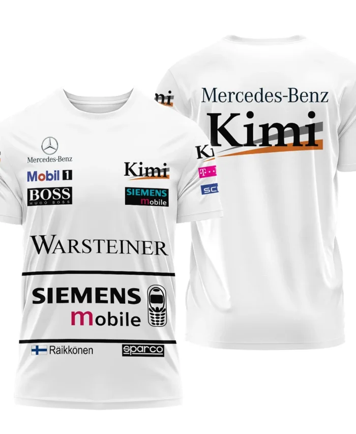 2003 Kimi Raikkonen Racing Suit McLaren F1 T-Shirt BLVAKR191125A2TS