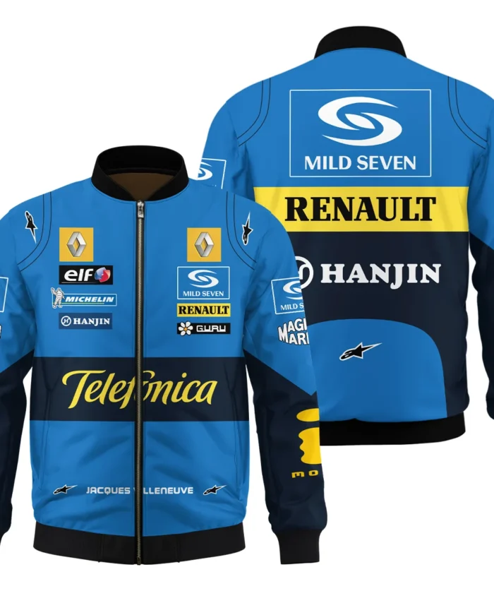 2004 Jacques Villeneuve Racing Suit Renault F1 Bomber BLJV10825A6BB