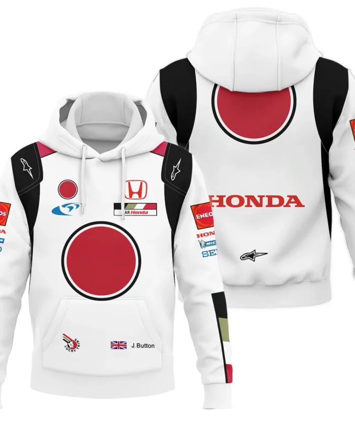 2005 Jenson Button Racing Suit BAR Honda F1 Hoodie BLVAJB010925A3HD