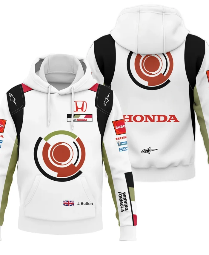2005 Jenson Button Racing Suit BAR Honda F1 Hoodie BLVAJB010925A4HD