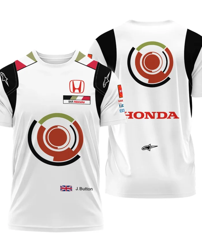 2005 Jenson Button Racing Suit BAR Honda F1 T-Shirt BLVAJB010925A4TS