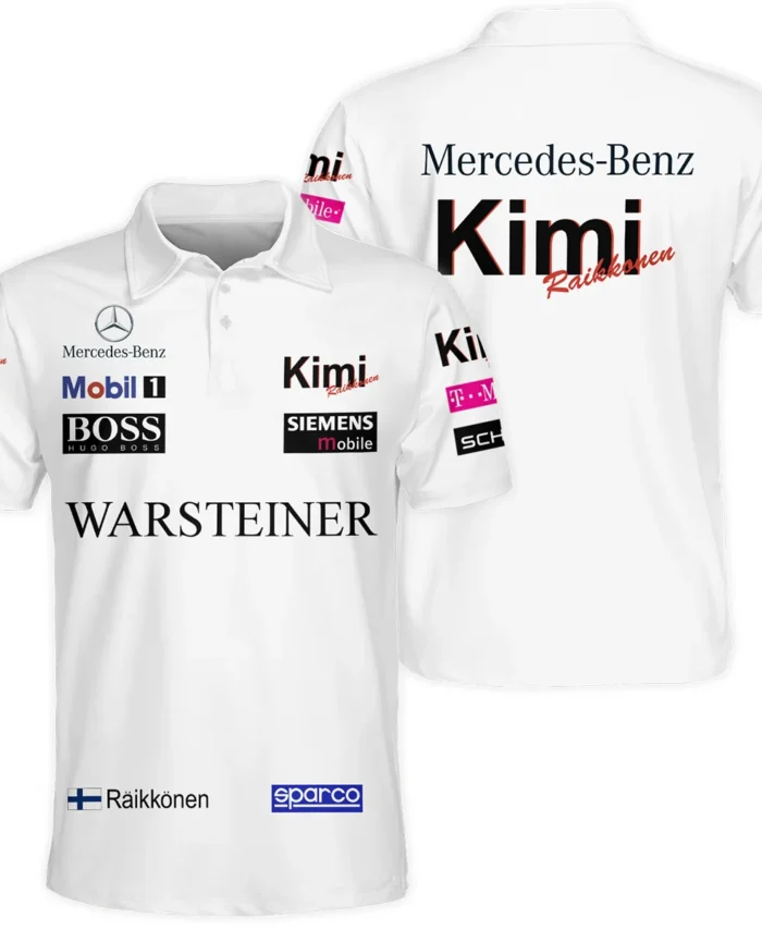 2005 Kimi Raikkonen Racing Suit McLaren F1 Polo Shirt BLVAKR191125A3PL