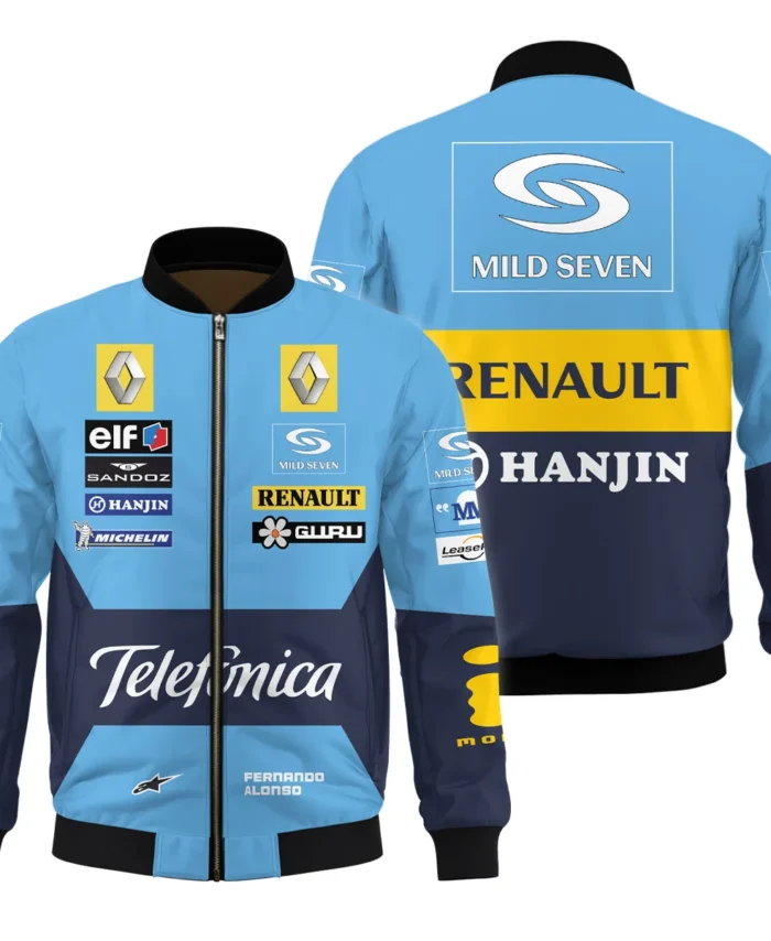 2006 Fernando Alonso Racing Suit Renault F1 Bomber BLVAFA030925A4BB