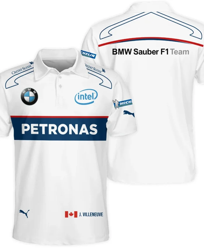 2006 Jacques Villeneuve Racing Suit F1 Polo Shirt BLJV10825A8PL