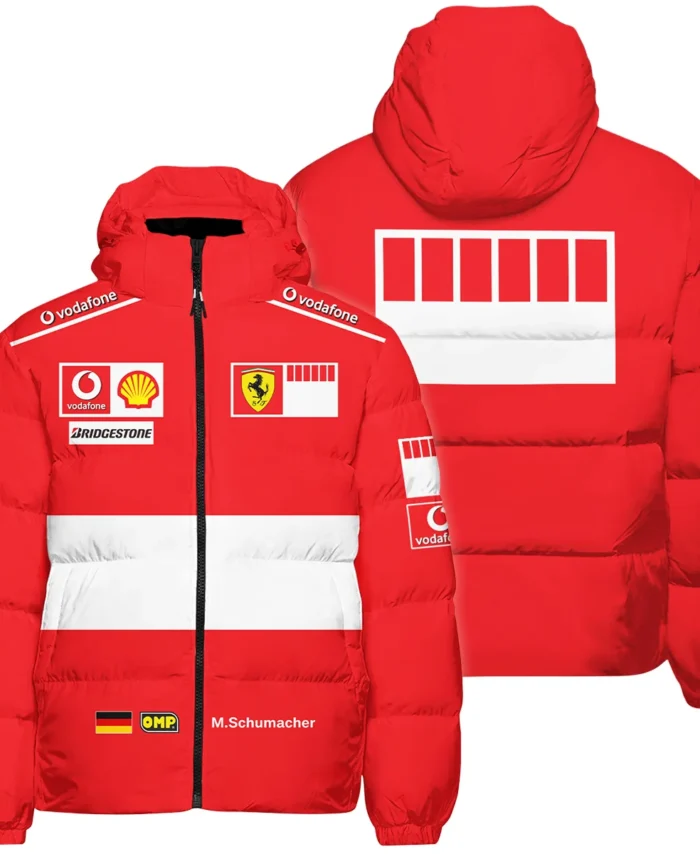 2006 Michael Schumacher Race Suit Ferrari F1 Down & Puffer Jackets BLVAMC020925A6HCJ