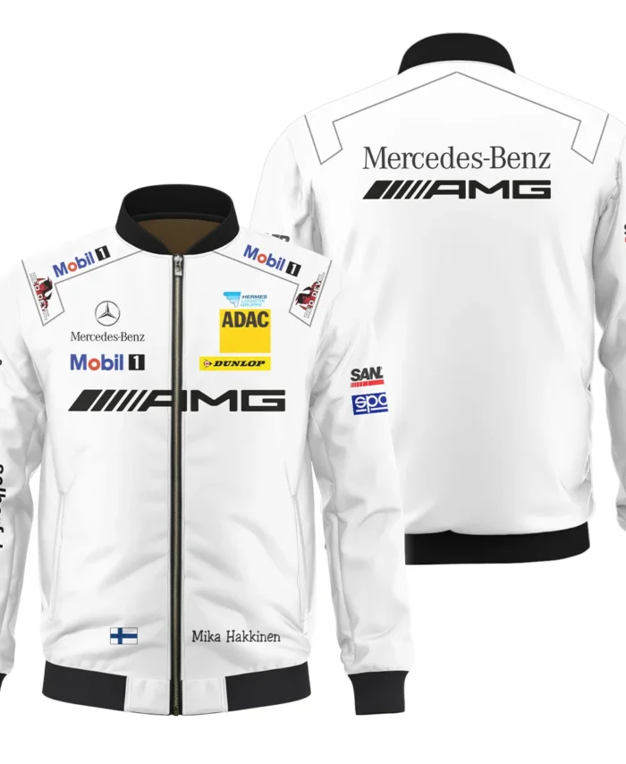 2007 Mika Hakkinen Racing Suit Mercedes Bomber BLVAMH271025A5BB