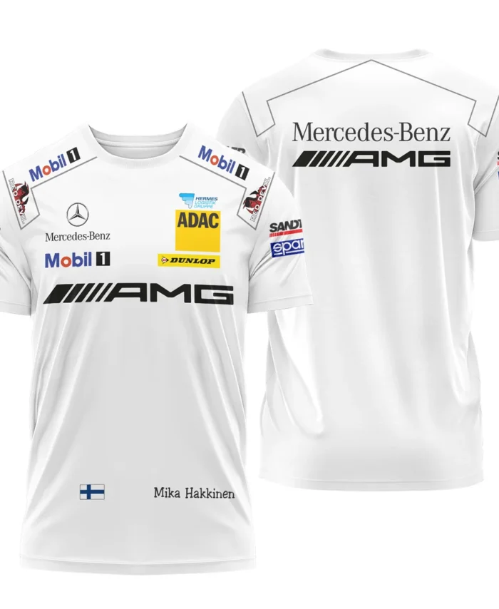 2007 Mika Hakkinen Racing Suit Mercedes T-Shirt BLVAMH271025A5TS