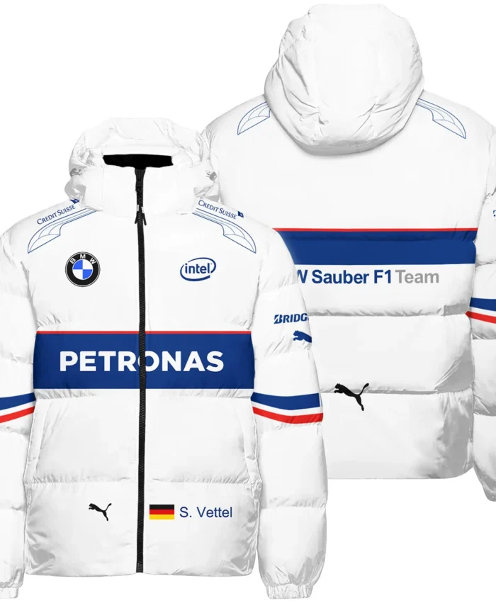 2007 Sebastian Vettel Racing Suit BMW F1 Down & Puffer Jackets BLVASV110925A1HCJ