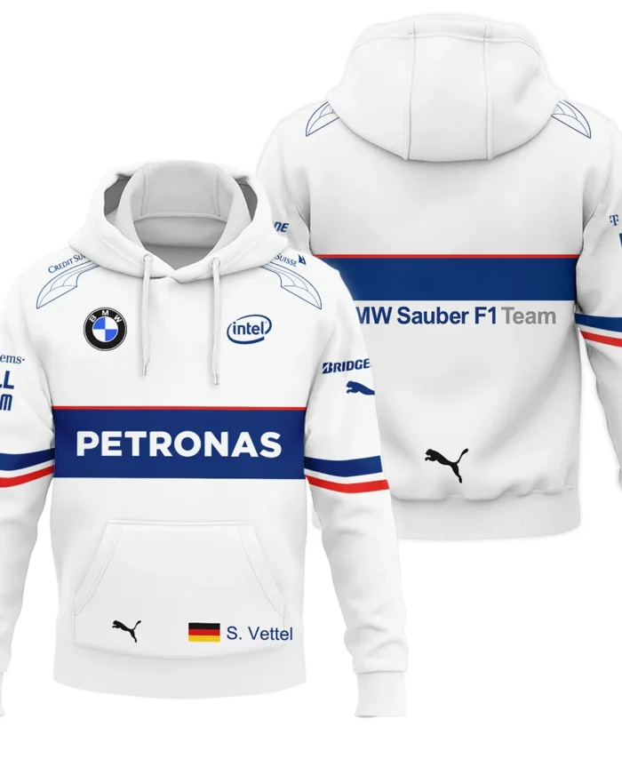 2007 Sebastian Vettel Racing Suit BMW F1 Hoodie BLVASV110925A1HD