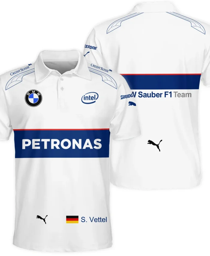 2007 Sebastian Vettel Racing Suit BMW F1 Polo Shirt BLVASV110925A1PL