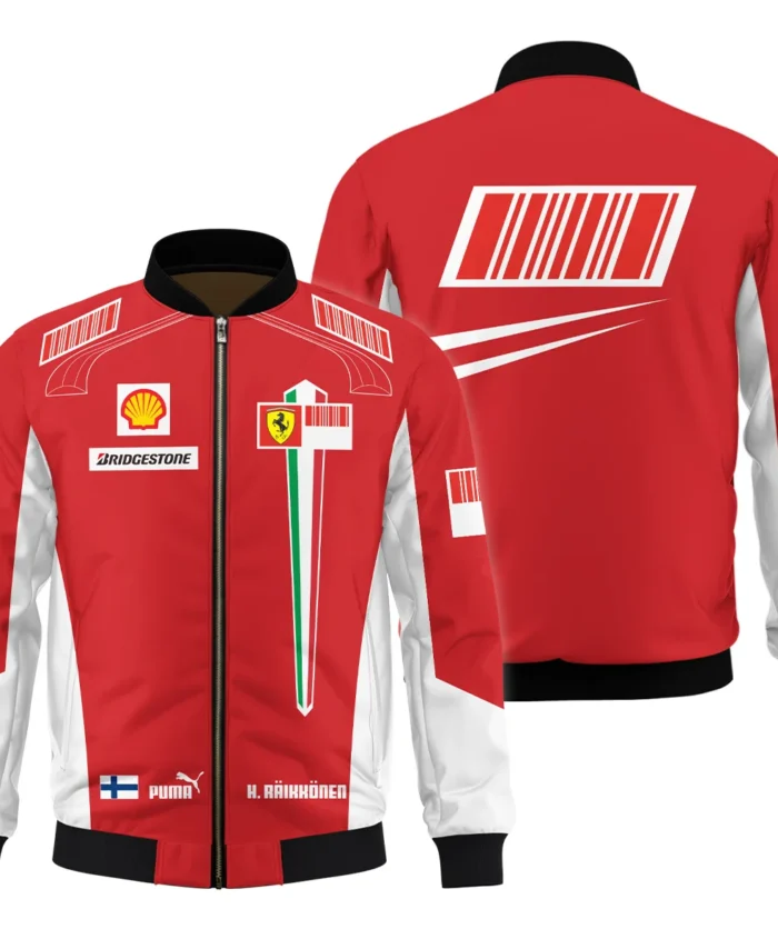2007 WDC Kimi Raikkonen Racing Suit Ferrari Bomber BLVAKR191125A10BB