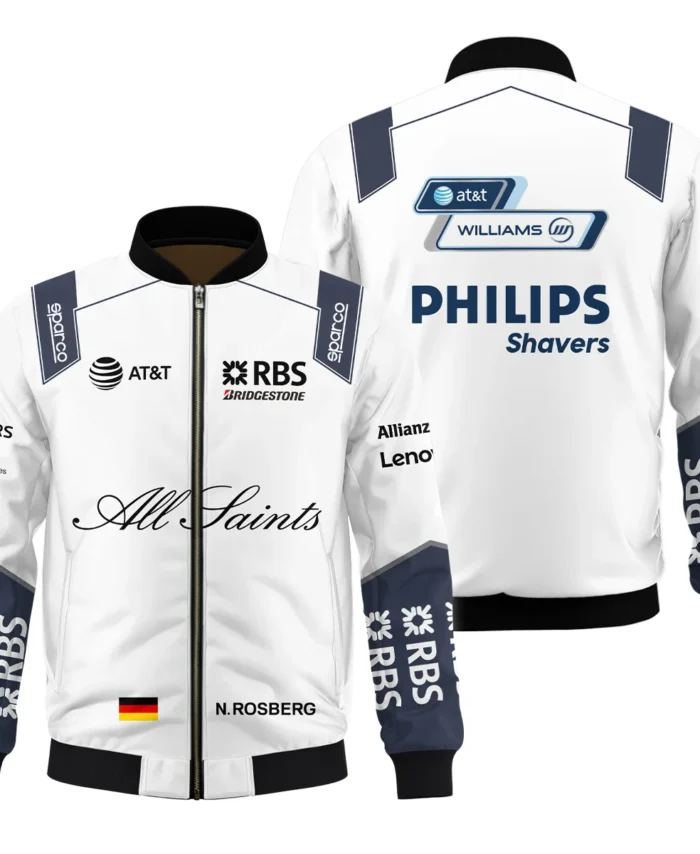 2008 Nico Rosberg Racing Suit Williams F1 Bomber BLVANR281125A3BB