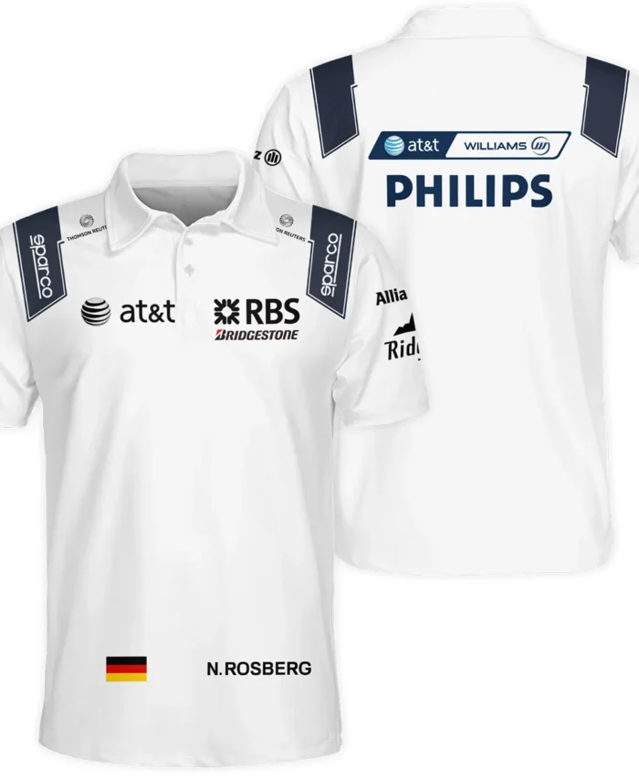 2009 Nico Rosberg Racing Suit Williams F1 Polo Shirt BLVANR281125A4PL