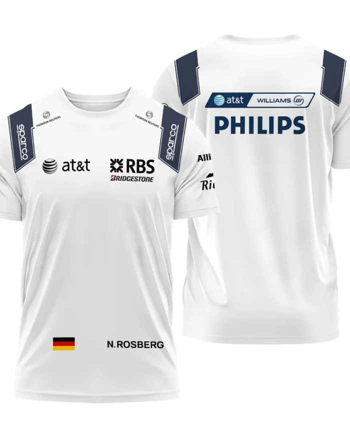 2009 Nico Rosberg Racing Suit Williams F1 T-Shirt BLVANR281125A4TS