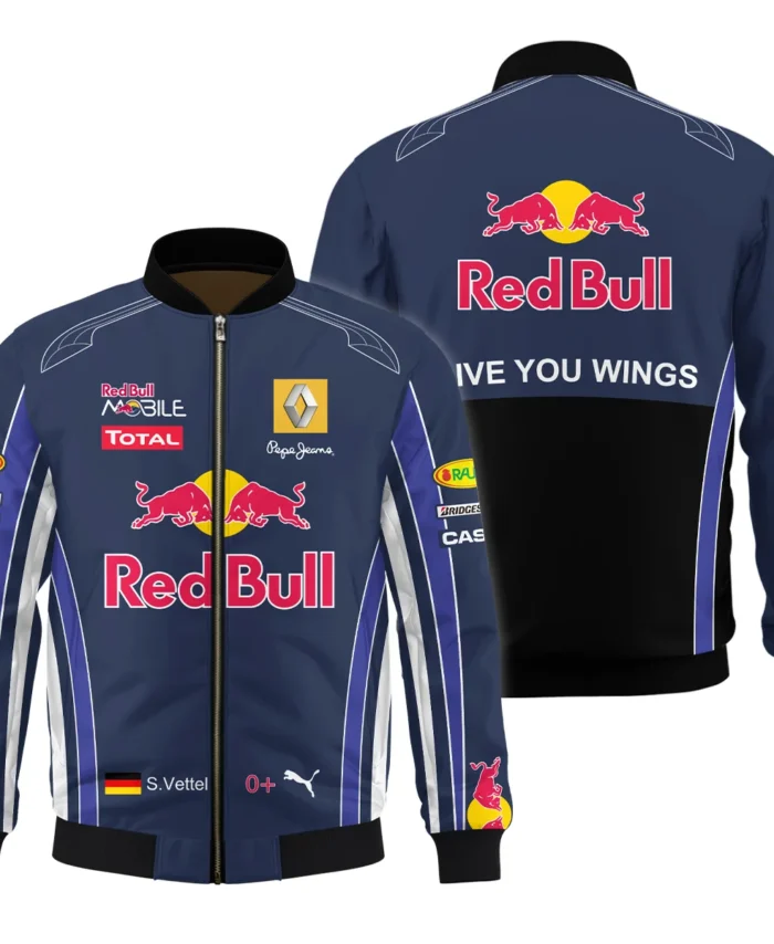 2010 Sebastian Vettel Racing Suit Red Bull Racing F1 Bomber BLVASV110925A7BB