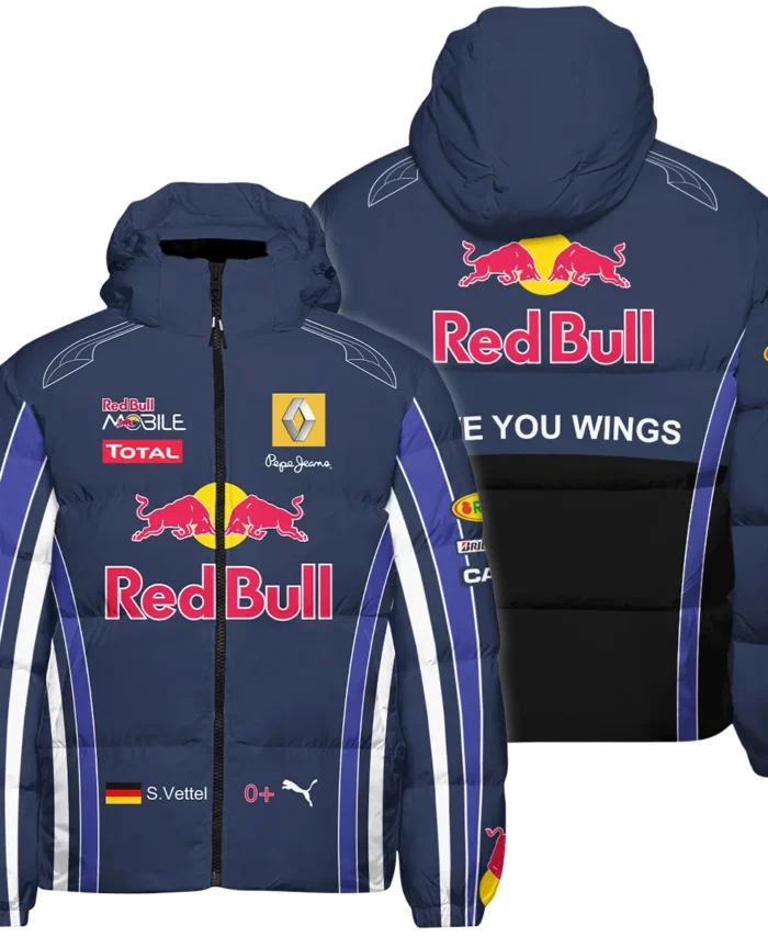 2010 Sebastian Vettel Racing Suit Red Bull Racing F1 Down & Puffer Jackets BLVASV110925A7HCJ