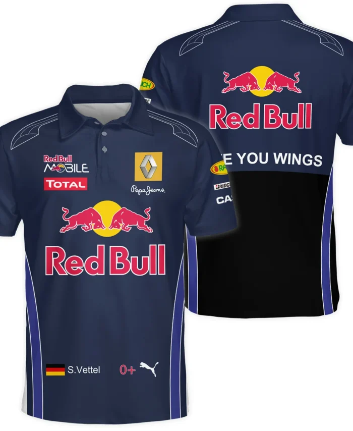 2010 Sebastian Vettel Racing Suit Red Bull Racing F1 Polo Shirt BLVASV110925A7PL