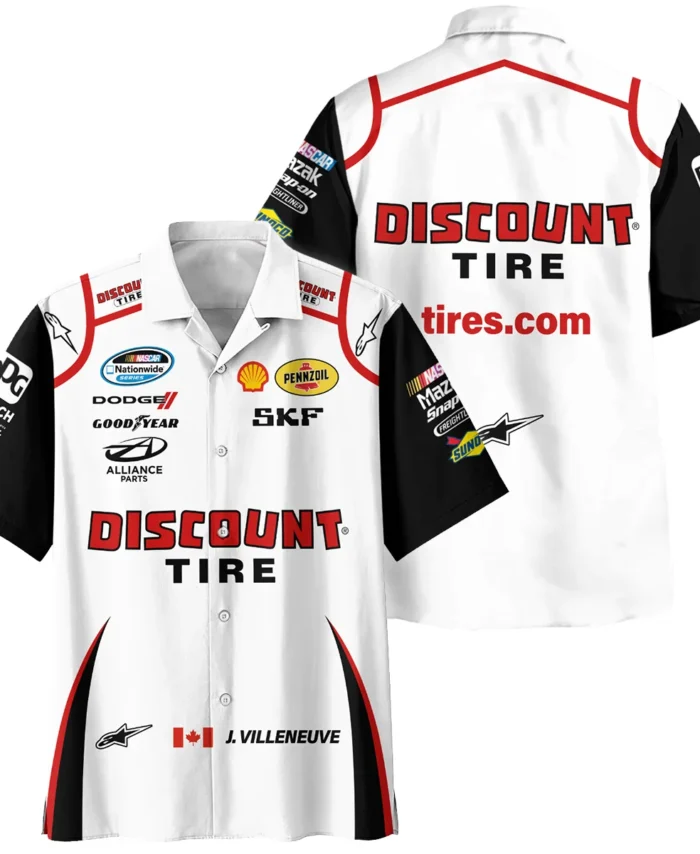 2011 Jacques Villeneuve Racing Suit F1 Hawaiian Shirt BLJV10825A9HW