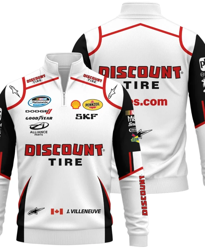 2011 Jacques Villeneuve Racing Suit F1 Quarter-Zip Sweatshirt BLJV10825A9QZS