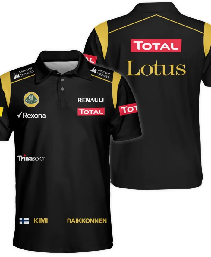 2012 Kimi Raikkonen Racing Suit Lotus Polo Shirt BLVAKR191125A5PL