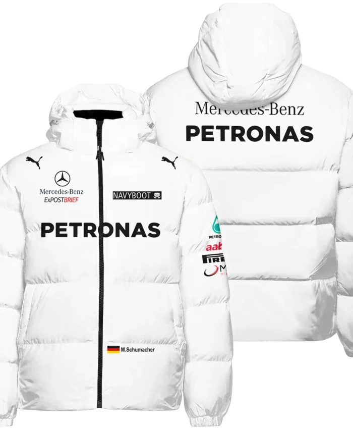 2012 Michael Schumacher Race Suit Mercedes F1 Down & Puffer Jackets BLVAMC020925A2HCJ