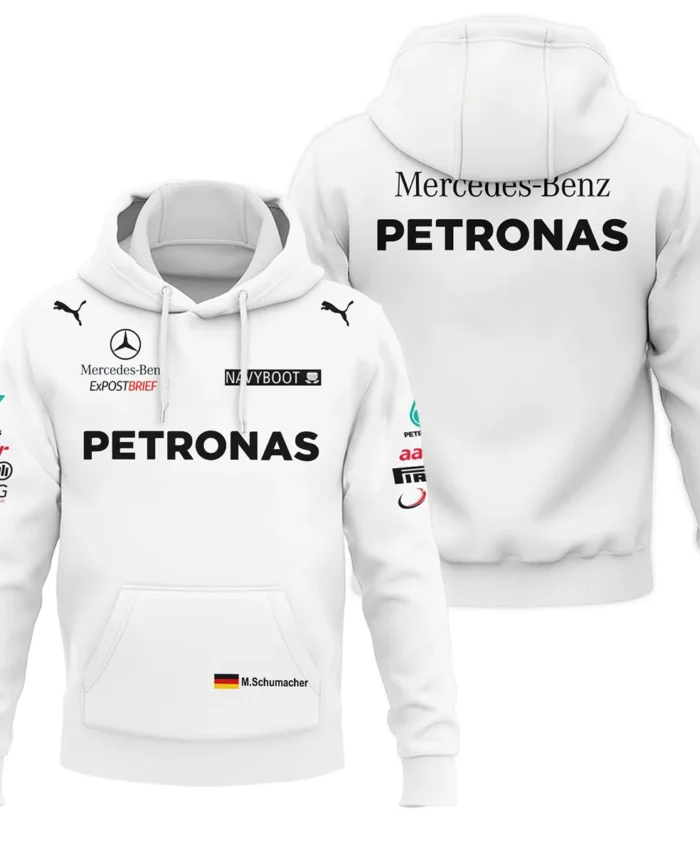 2012 Michael Schumacher Race Suit Mercedes F1 Hoodie BLVAMC020925A2HD