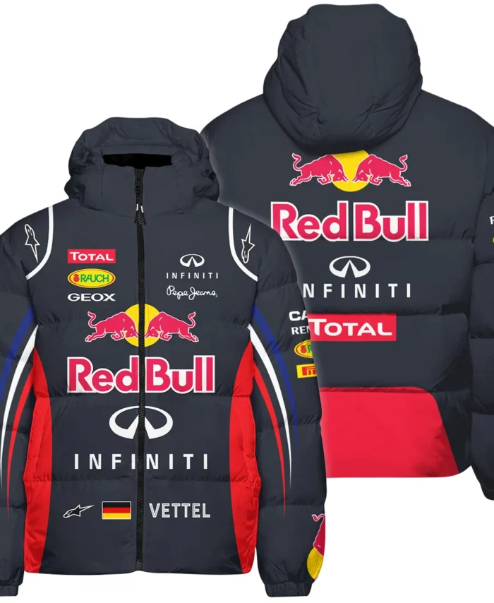 2012 Sebastian Vettel Racing Suit Red Bull Racing F1 Down & Puffer Jackets BLVASV110925A5HCJ