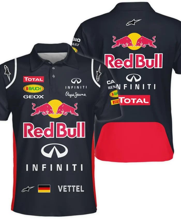 2012 Sebastian Vettel Racing Suit Red Bull Racing F1 Polo Shirt BLVASV110925A5PL