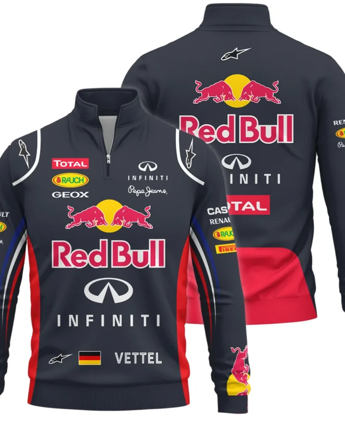 2012 Sebastian Vettel Racing Suit Red Bull Racing F1 Quarter-Zip Sweatshirt BLVASV110925A5QZS