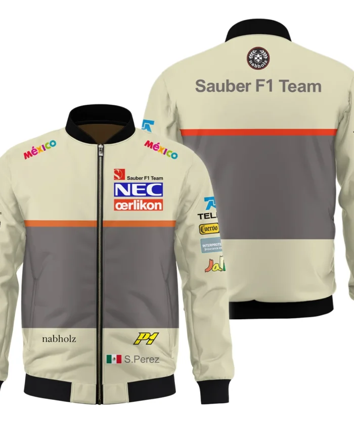 2012 Sergio Perez Racing Suit Sauber F1 Bomber BLVASP170925A10BB